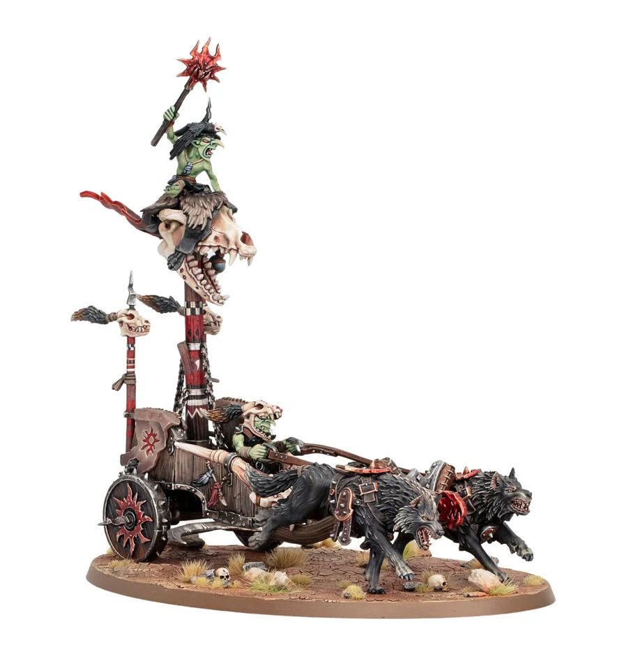 Age of Sigmar: Gloomspite Gitz: Snarlboss on War-Wheela - Image 3
