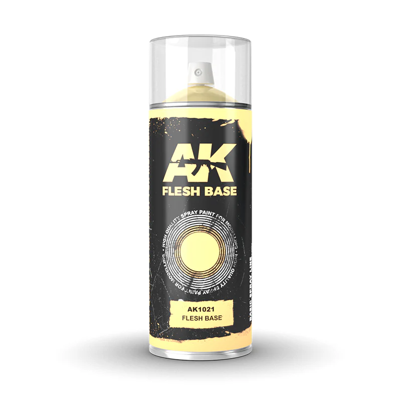 Ak Interactive - Aerosol Spray Primer - Flesh Base - Spray 150ml - LOCAL PICK UP ONLY