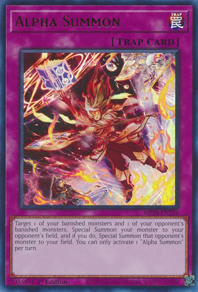 Alpha Summon [MP24-EN256] Ultra Rare - Image 3