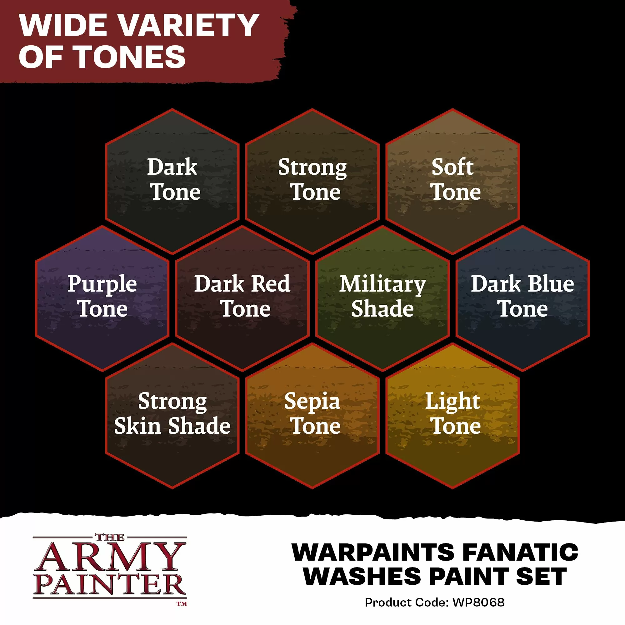 Army Painter - Warpaints Fanatic - Washes Paint Set - Image 3