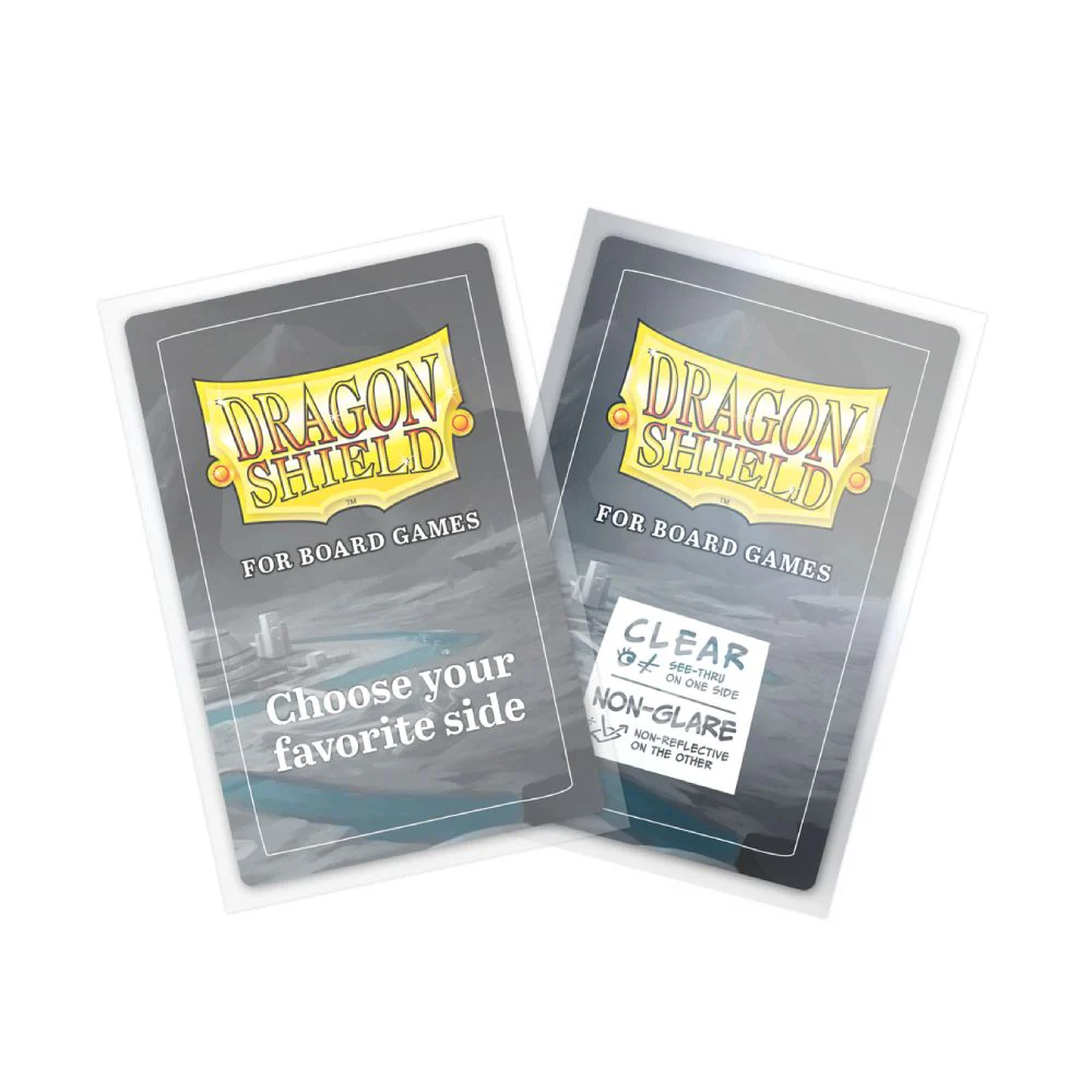 Board Game Sleeves - Dragon Shield - 100 Clear Non-Glare - American Standard - Image 2