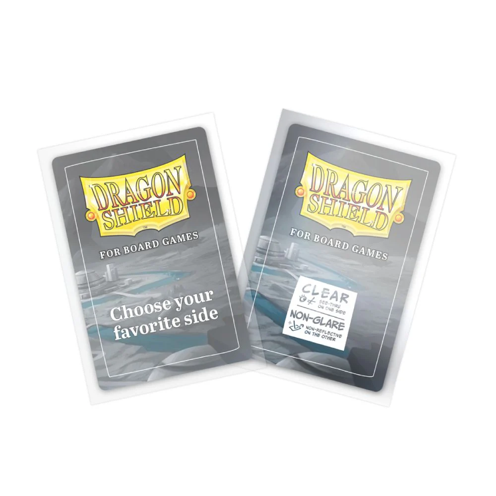 Board Game Sleeves - Dragon Shield - 100 Clear Non-Glare - European Mini - Image 2
