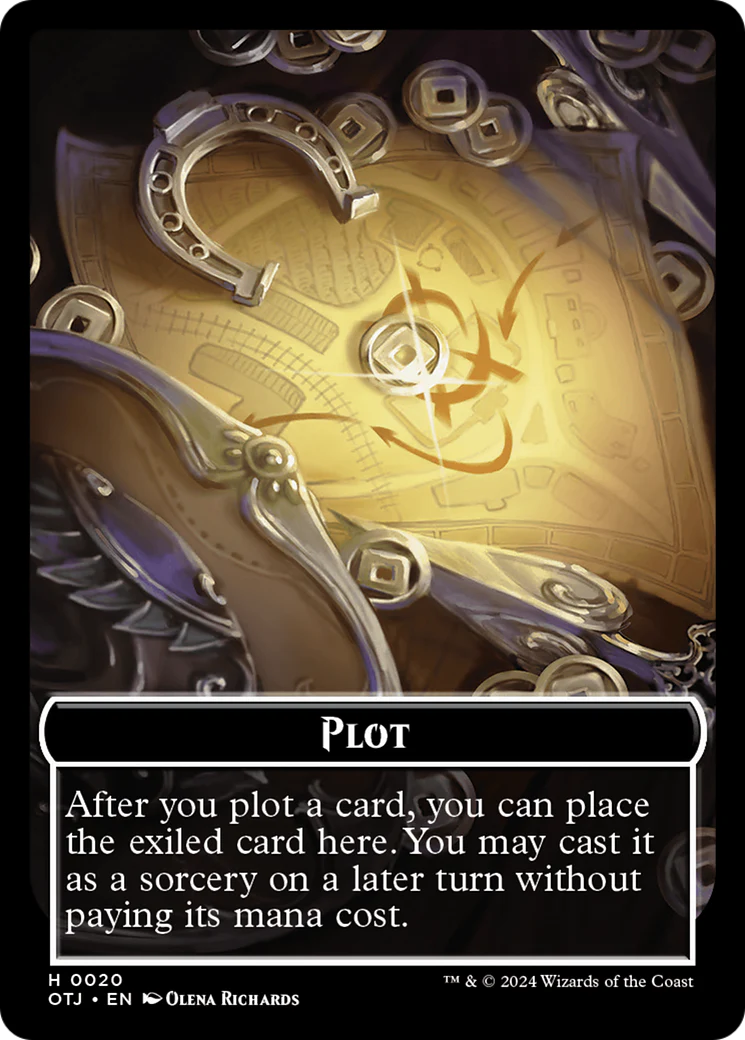Construct Token // Plot Token Double-Sided Token [Outlaws of Thunder Junction: The Big Score Tokens] - Image 2