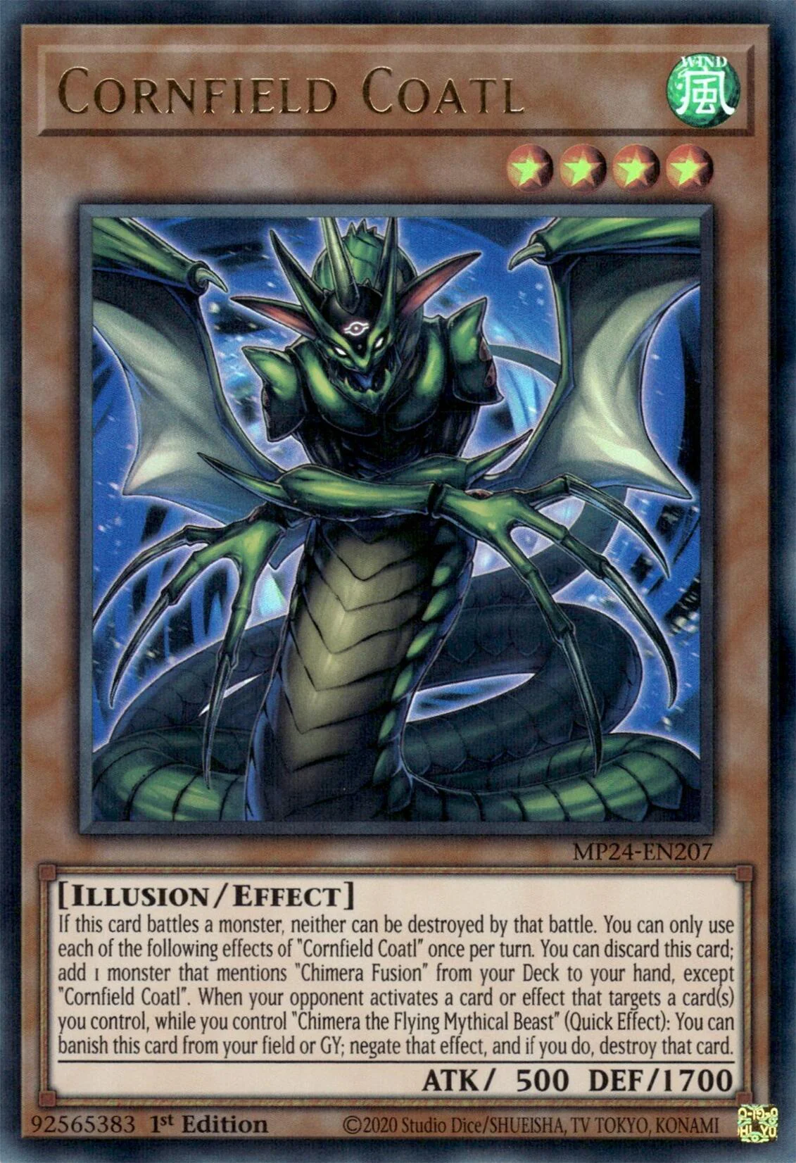 Cornfield Coatl [MP24-EN207] Ultra Rare - Image 4