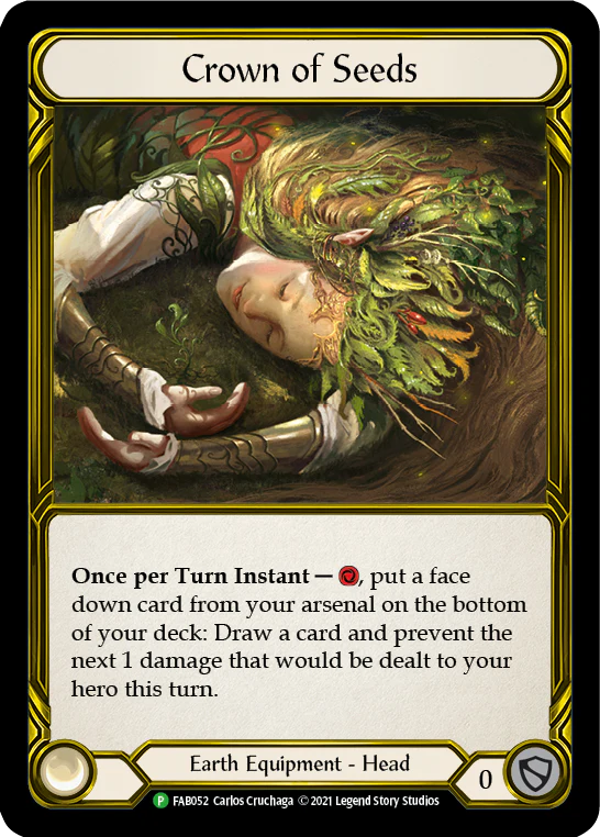 Crown of Seeds (Golden) [FAB052] (Promo)  Cold Foil