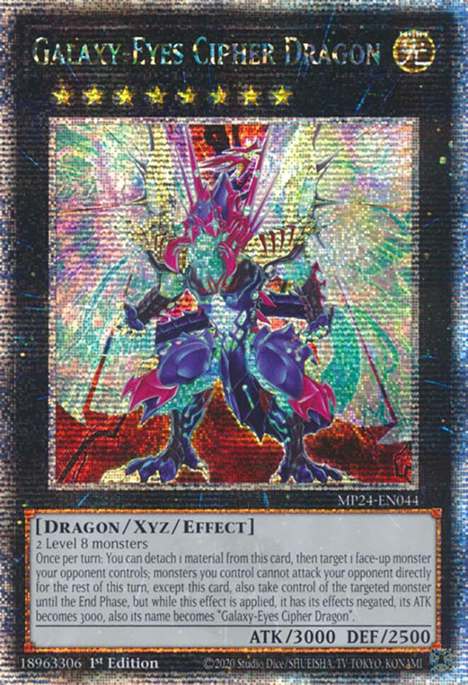 Galaxy-Eyes Cipher Dragon [MP24-EN044] Quarter Century Secret Rare - Image 2