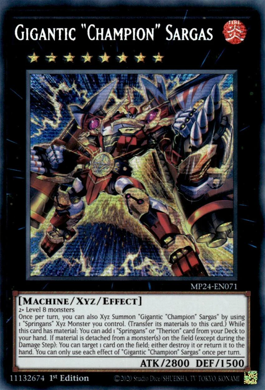 Gigantic "Champion" Sargas [MP24-EN071] Prismatic Secret Rare - Image 2