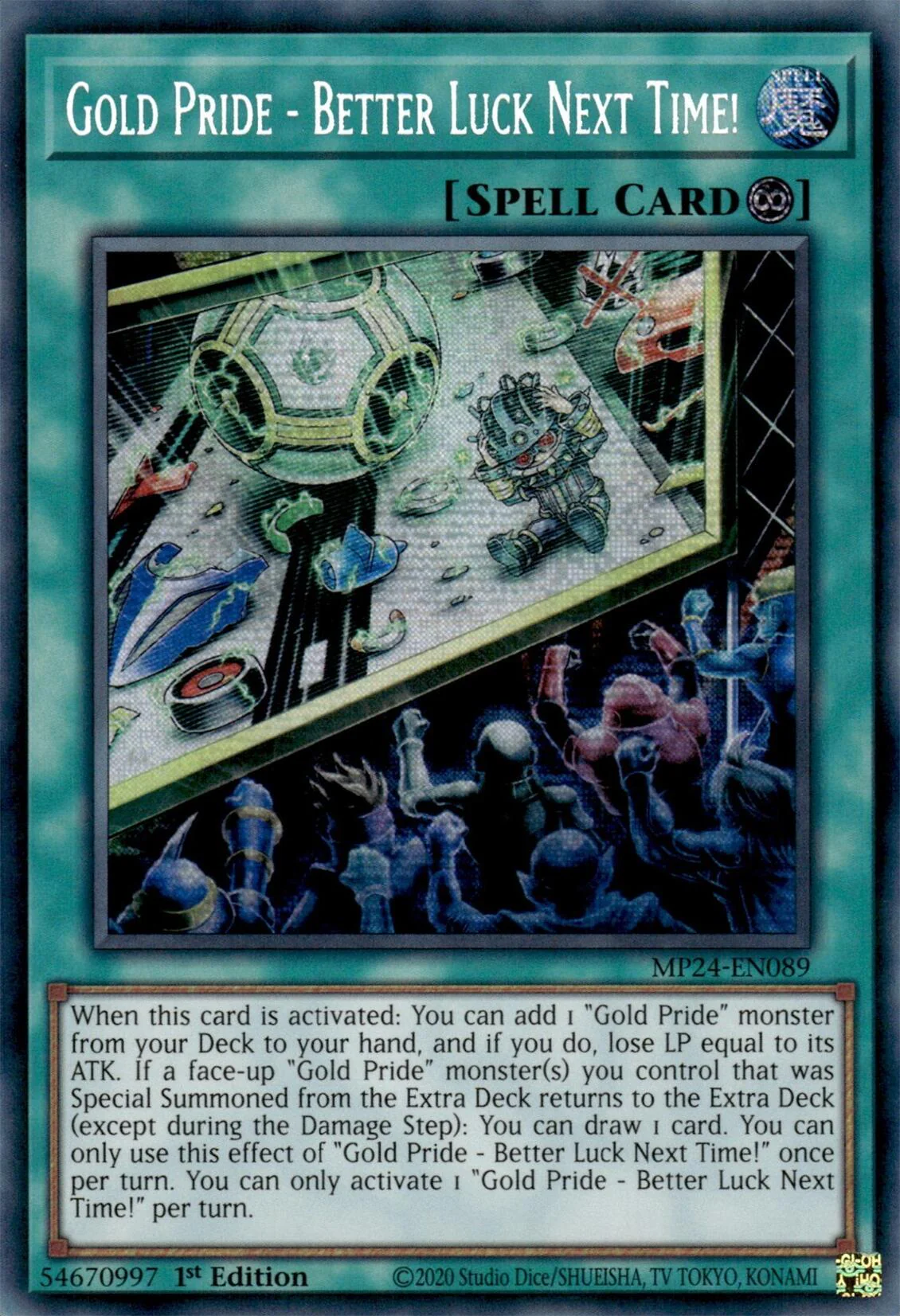 Gold Pride - Better Luck Next Time! [MP24-EN089] Prismatic Secret Rare - Image 4