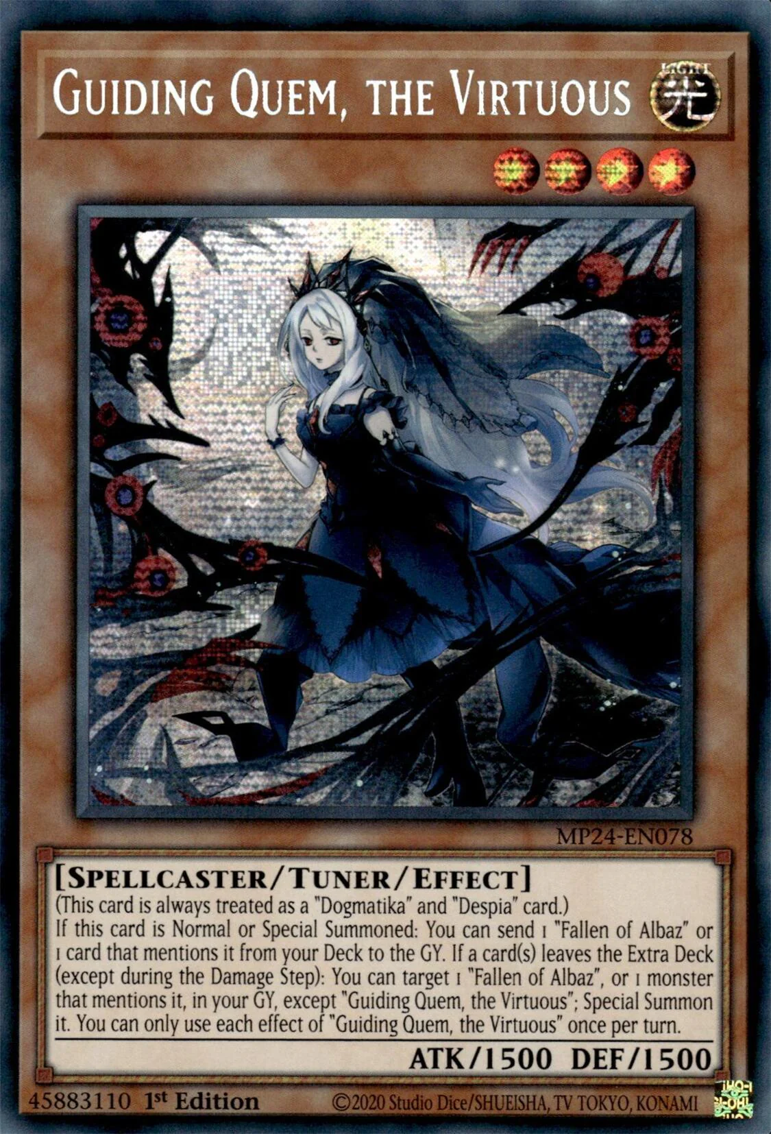 Guiding Quem, the Virtuous [MP24-EN078] Prismatic Secret Rare - Image 2