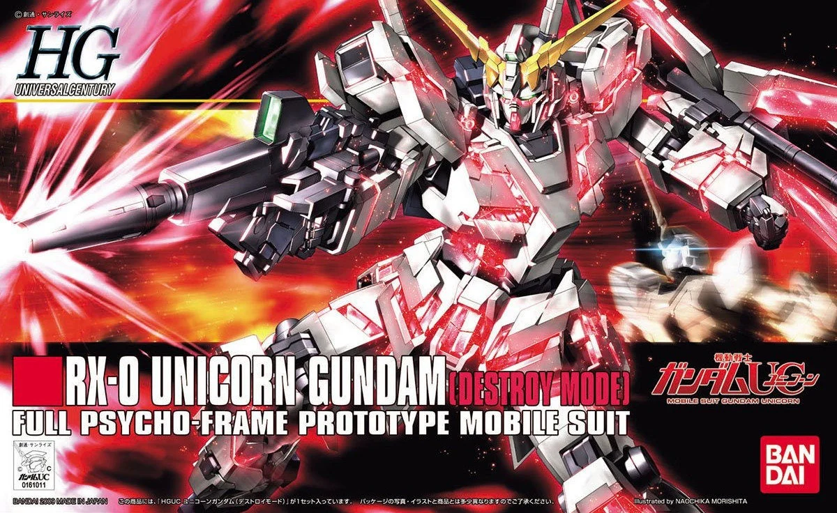 High Grade Unversal Century 1/144 HGUC RX0 UNICORN GUNDAM (DESTROY MODE) - Image 2