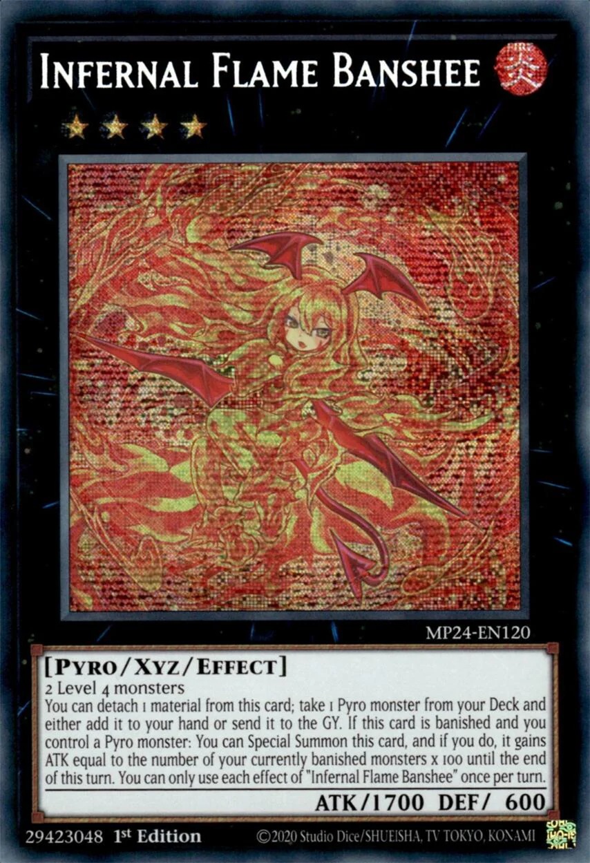 Infernal Flame Banshee [MP24-EN120] Prismatic Secret Rare - Image 4