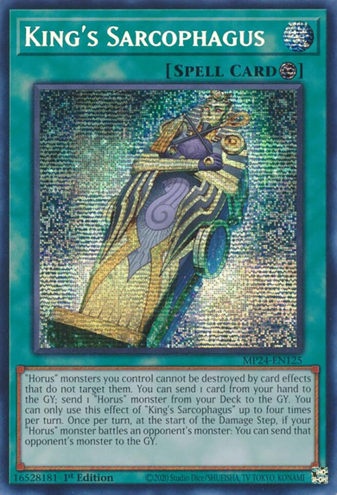King's Sarcophagus [MP24-EN125] Prismatic Secret Rare - Image 2