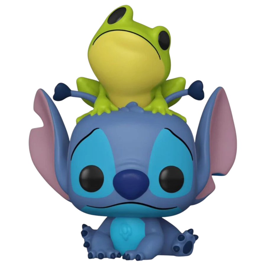 Lilo & Stitch #986 - Stitch with Frog US Exclusive Pop! Vinyl [RS] - Image 2