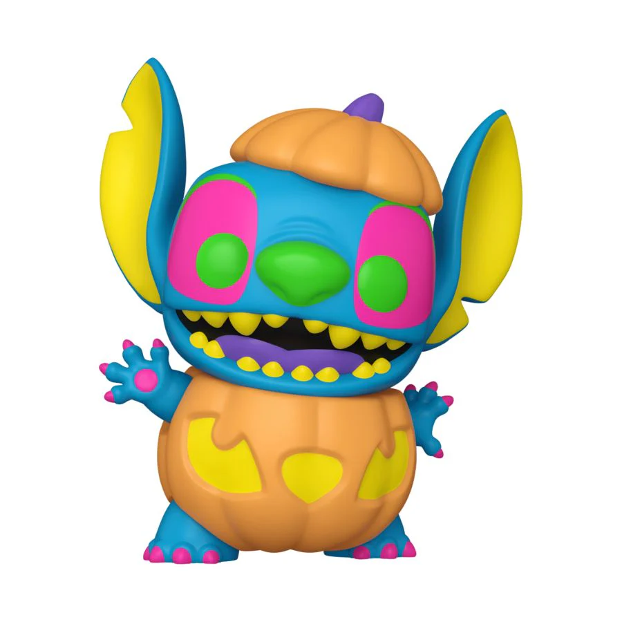 Lilo & Stitch - Pumpkin Stitch #1498 Blacklight Pop! Vinyl - Image 2