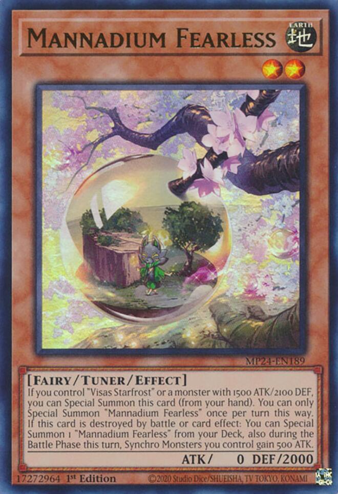 Mannadium Fearless [MP24-EN189] Ultra Rare - Image 4