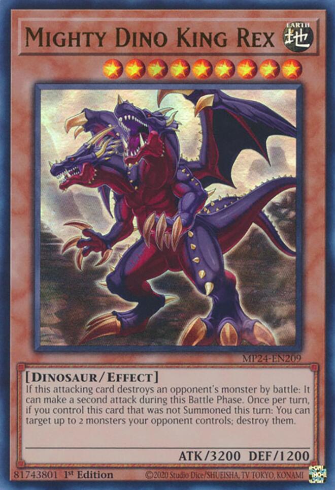 Mighty Dino King Rex [MP24-EN209] Ultra Rare - Image 4