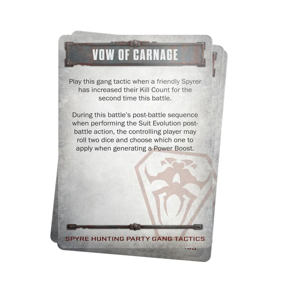 Necromunda: Spyre Hunting Party - Gang Tactic Cards - Image 2