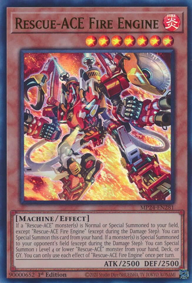 Rescue-ACE Fire Engine [MP24-EN281] Ultra Rare - Image 4