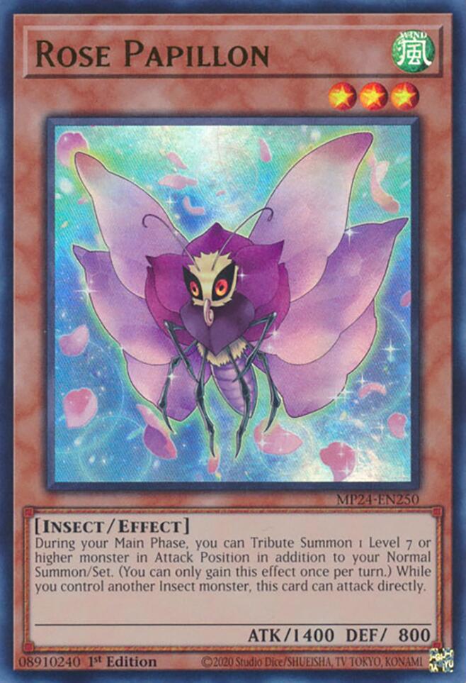 Rose Papillon [MP24-EN250] Ultra Rare - Image 4