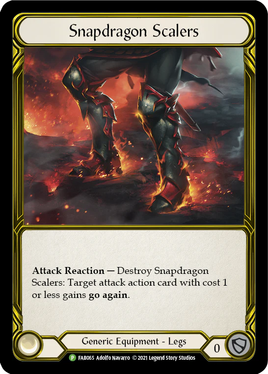 Snapdragon Scalers (Golden) [FAB065] (Promo)  Cold Foil