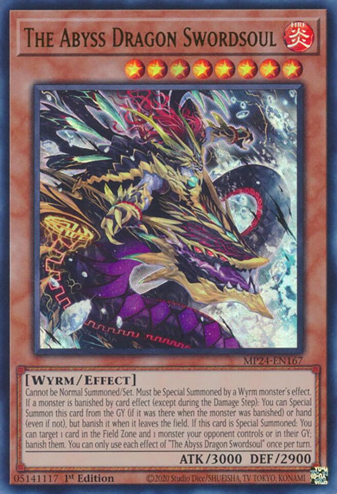 The Abyss Dragon Swordsoul [MP24-EN167] Ultra Rare - Image 4