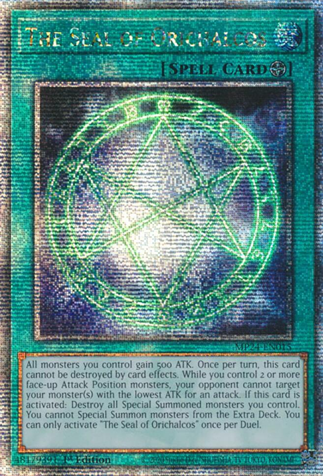 The Seal of Orichalcos [MP24-EN015] Quarter Century Secret Rare - Image 4