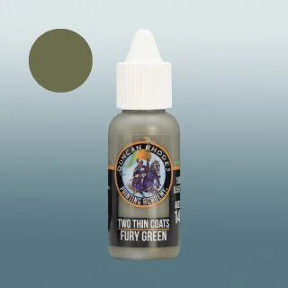 Two Thin Coats - Fury Green 15ml - Image 2