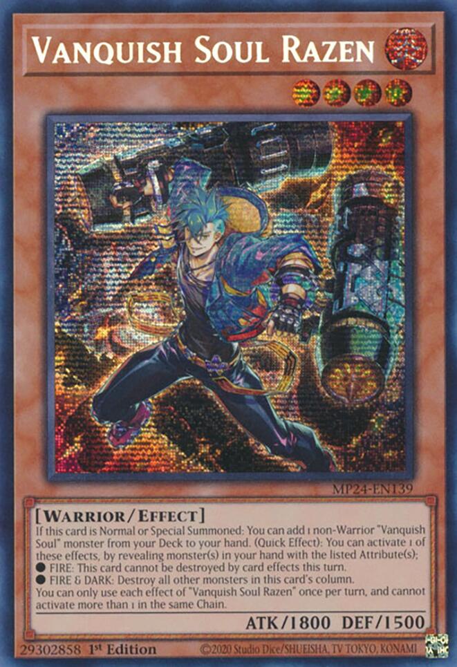 Vanquish Soul Razen [MP24-EN139] Prismatic Secret Rare - Image 4