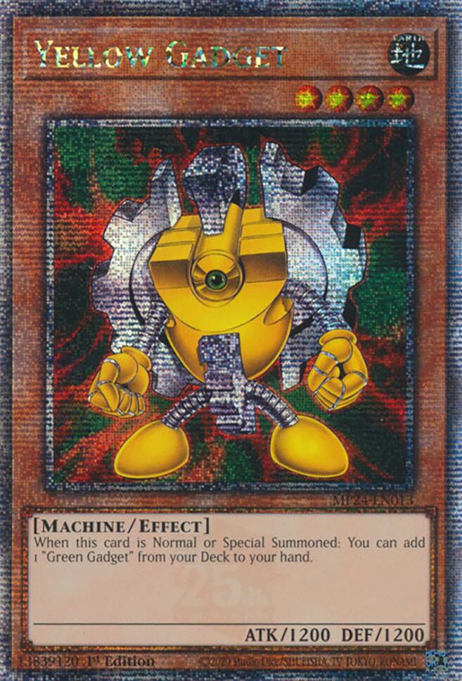 Yellow Gadget [MP24-EN013] Quarter Century Secret Rare - Image 3